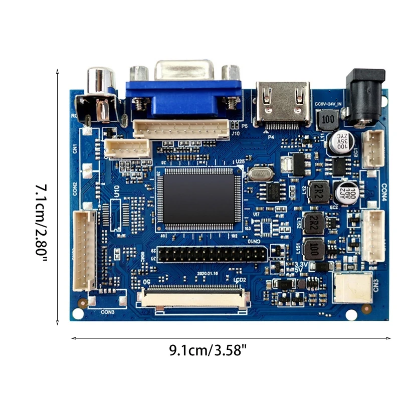 Placa controladora AT070TN90, controlador de pantalla LCD, HDMI, compatible con AT070TN92 AT070TN94, Micro USB, 50 pines - imagen 5