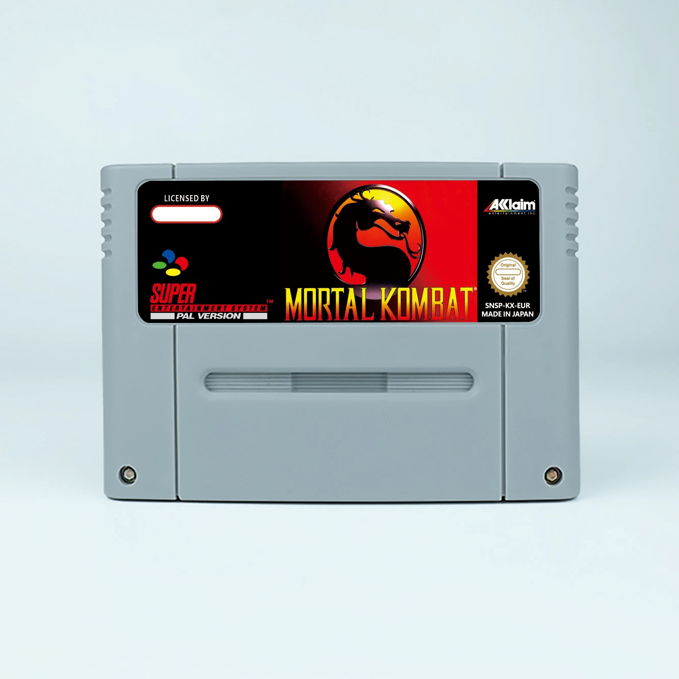 Mortal Kombat 1 2 3 juego de acción para SNES tarjeta de juego de 16 bits para versión EUR PAL consola de videojuegos SNES para Nintendo