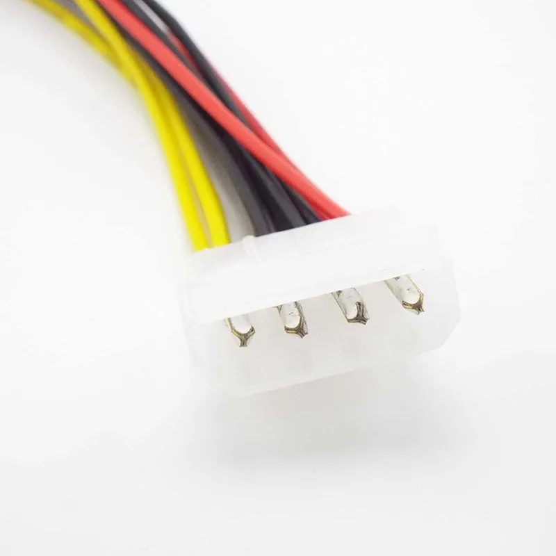 1/2/5 Uds nuevo Cable de alimentación del chasis de 0,2 m un punto tres, Cable de alimentación Ide grande 4P un punto tres interfaz SATA serie SATA 1/3 C5 - imagen 4
