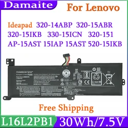 Batería del ordenador portátil de L16M2PB1 L16L2PB2 para Lenovo Ideapad 320-15IKB -15IAP -15AST -15ABR -14ABR 520-15IKBR 330-15IC L16S2PB2