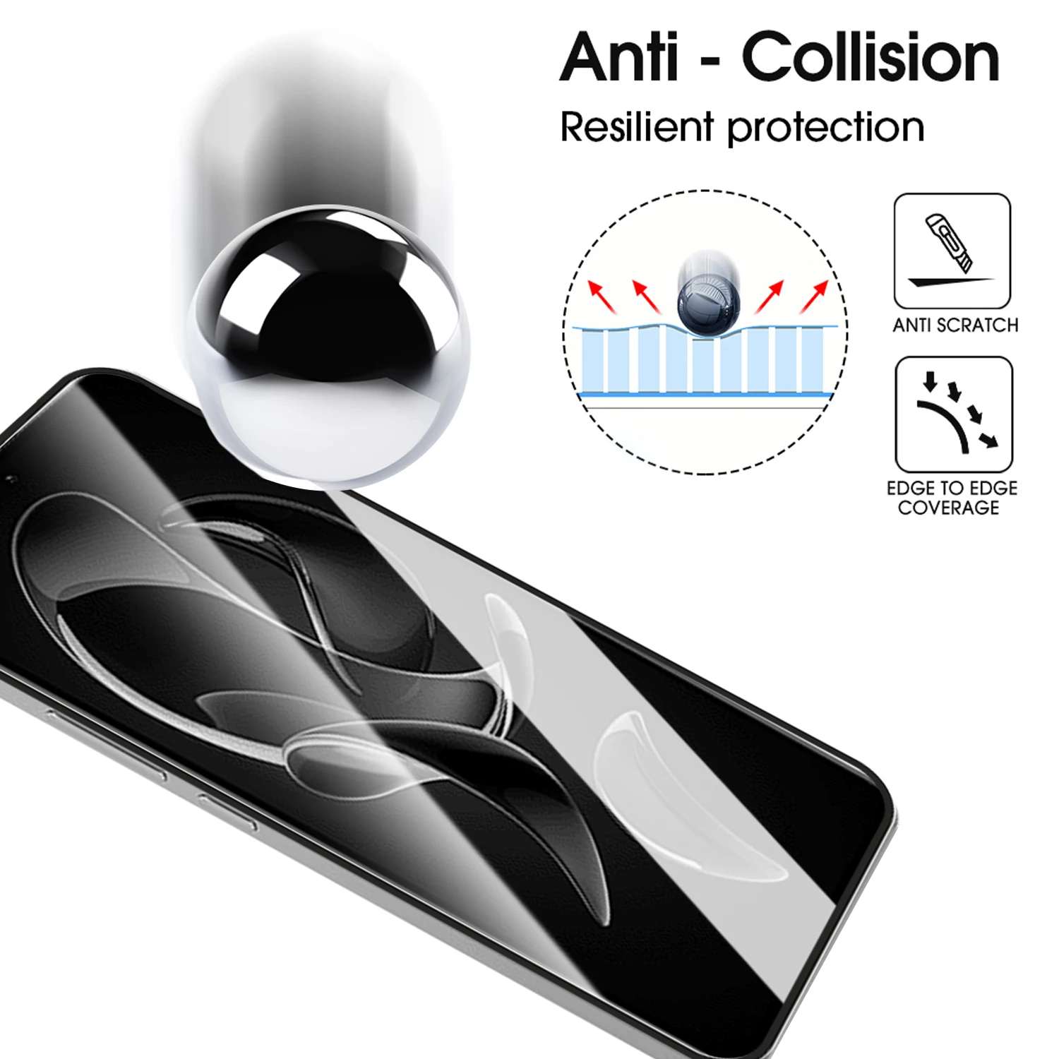 Vidrio templado de cubierta completa fácil de instalar sin polvo para Xiaomi Mi Poco X7 Pro X7Pro protectores de pantalla de dureza 9H película transparente HD - imagen 4