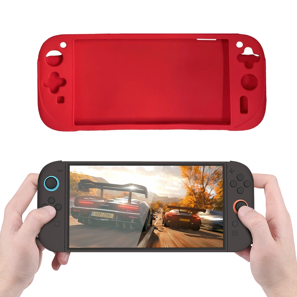Funda de silicona para Nintendo Switch 2, carcasa protectora completa, carcasa suave anticaída para Nintendo Switch 2, accesorios de juego