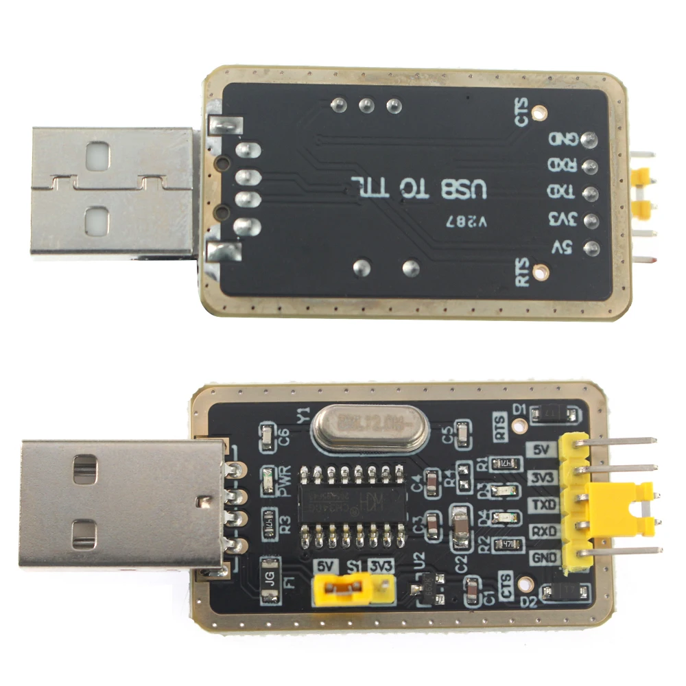 Módulo convertidor de puerto serie CH340G RS232 USB a TTL 3,3 V 5V actualización USB a puerto serie módulo CH340 para Arduino DIY - imagen 5