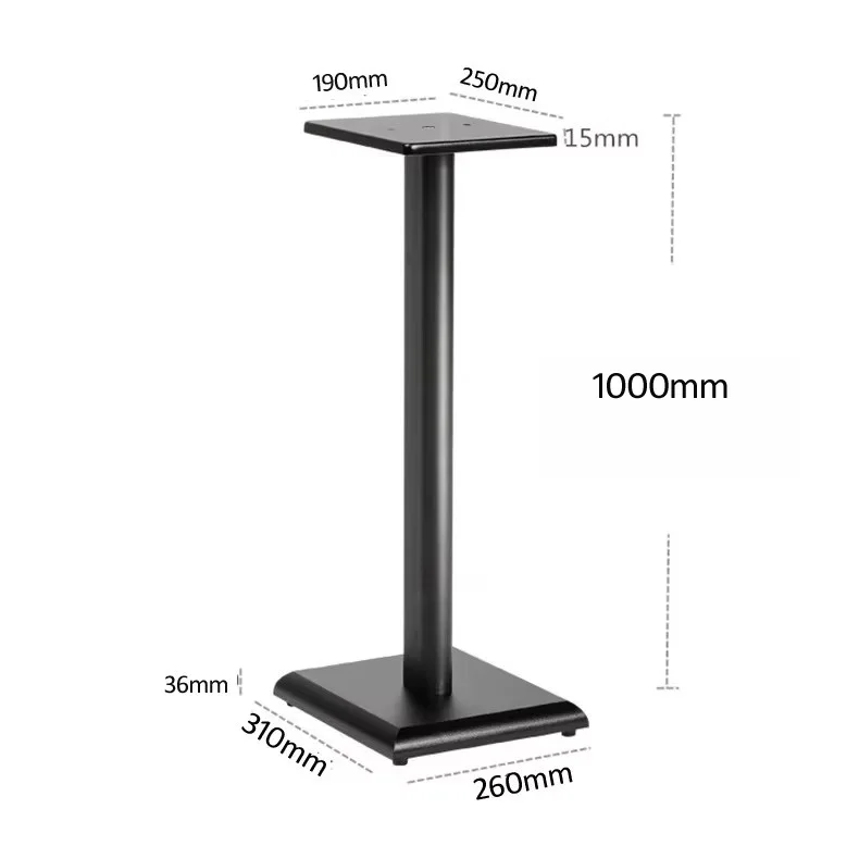 (1 par = 2 uds) 1000MM SF50 fuerte súper calidad dentro de 10 "sonido envolvente estante altavoz 15kg acero MDF - imagen 2