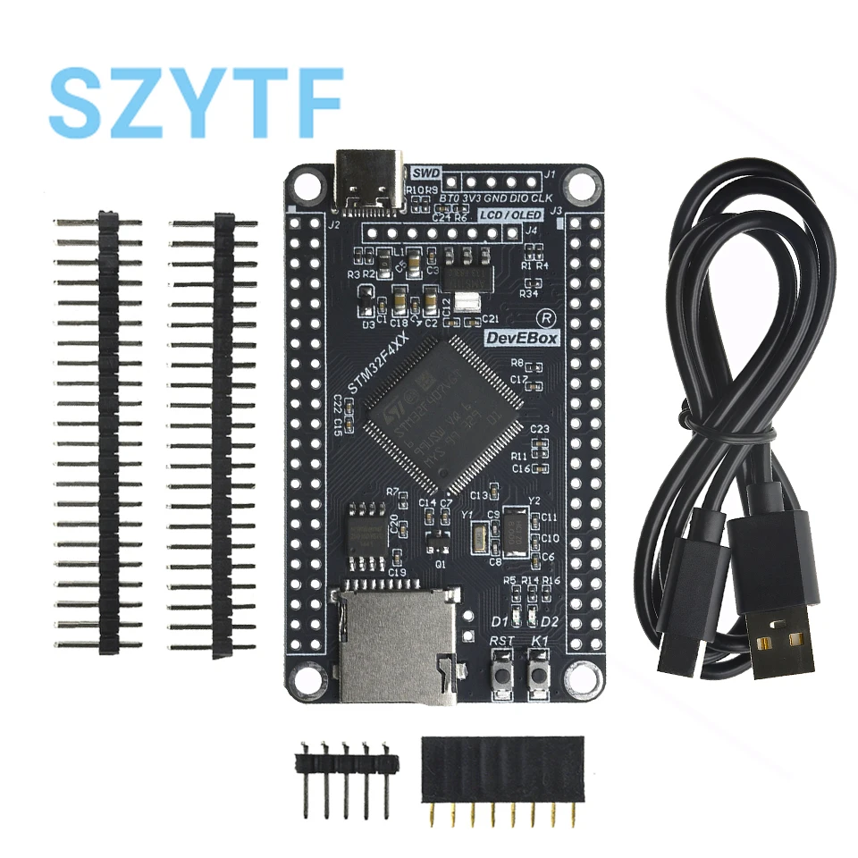 Placa DE DESARROLLO STM32F407VET6 STM32F407VGT6 F407 MCU Placa de sistema STM32