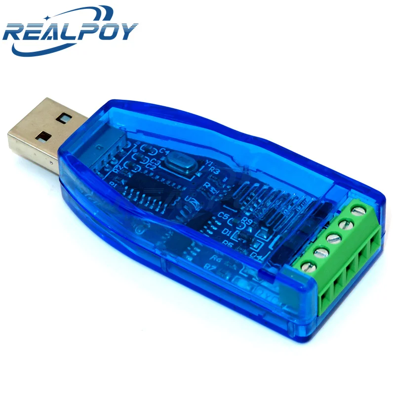 Convertidor Industrial USB a RS485 RS232, protección mejorada, compatibilidad del convertidor RS485, placa conectora RS-485 A estándar V2.0