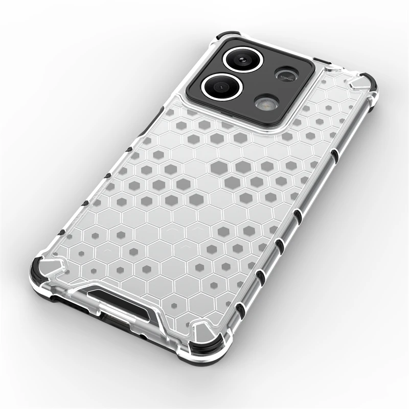 Funda a prueba de golpes para Xiaomi Redmi Note 13, carcasa translúcida de TPU, protección de PC - imagen 3