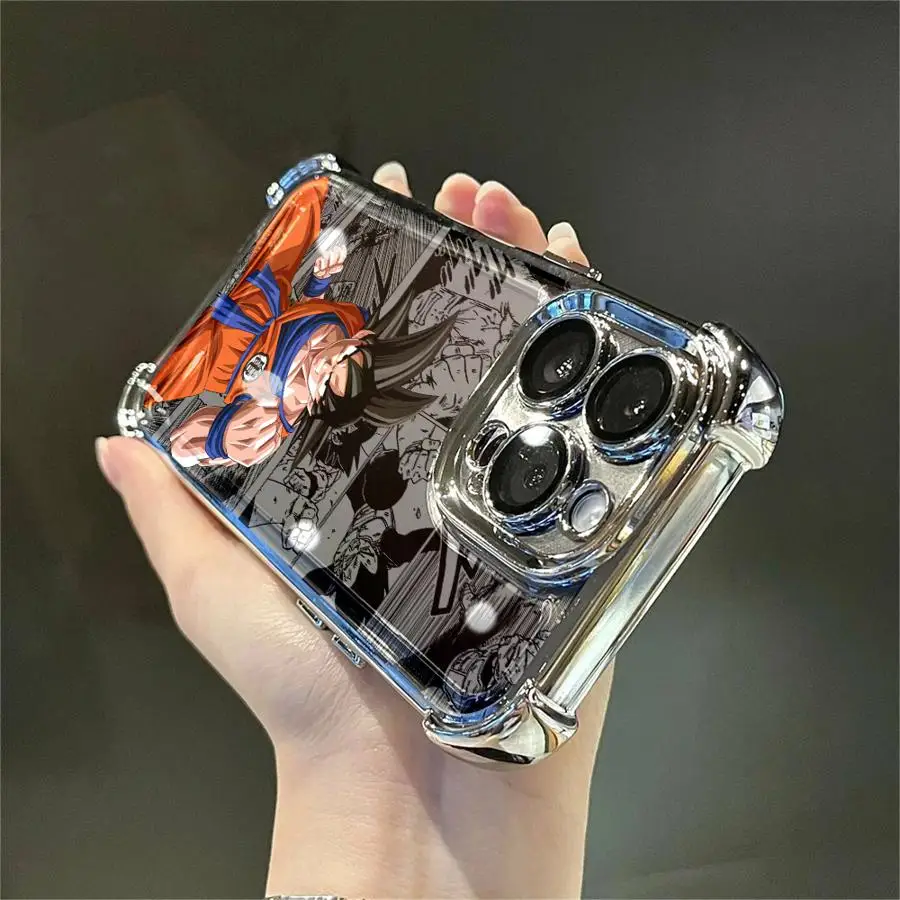 Case for iPhone 13 12 11 Pro Max 16e 16 15 14 Plus 17 Air Soft Cover Dragons Balls - imagen 5