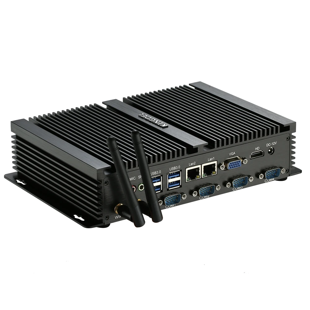 Mini PC sin ventilador Intel Core i5 3317U 1037U WindowsXP Celeron 1037U ITX ordenador de escritorio Industrial HDMI VGA PC resistente AES Win11 - imagen 5
