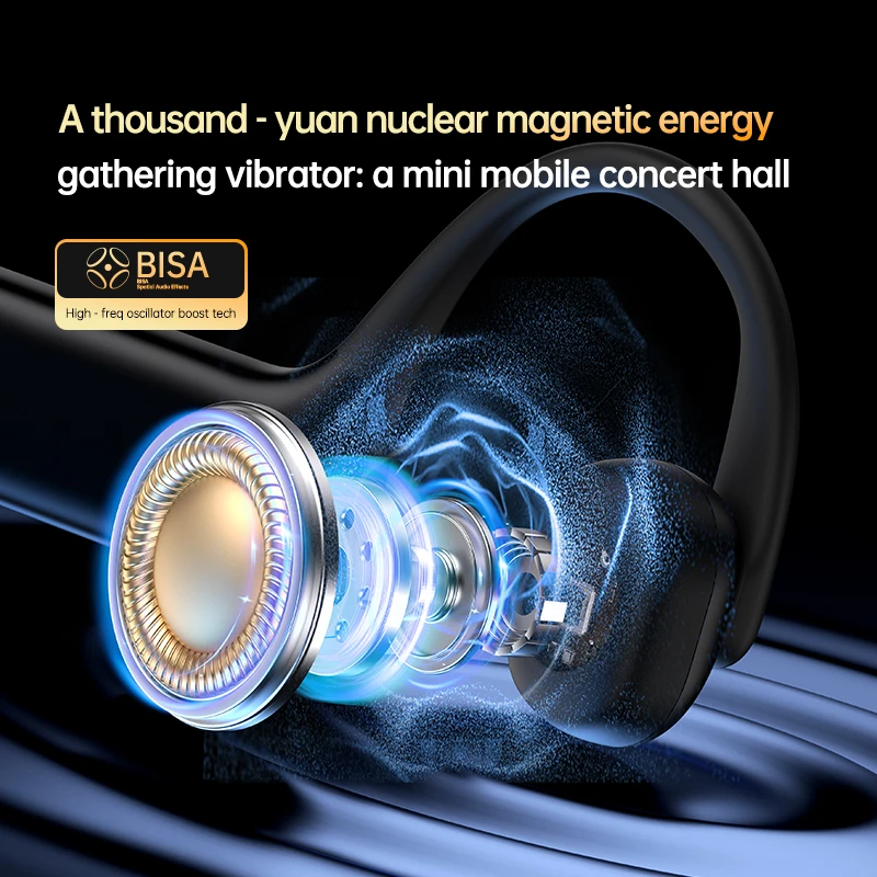 Auriculares inalámbricos originales de conducción ósea, impermeables IPX8, aptos para natación, abiertos, intraaurales, 2 en 1, Bluetooth 5.4, reproductor de MP3 de 32 GB, deportivos, de música HIFI, OpenSwim Pro2. - imagen 5