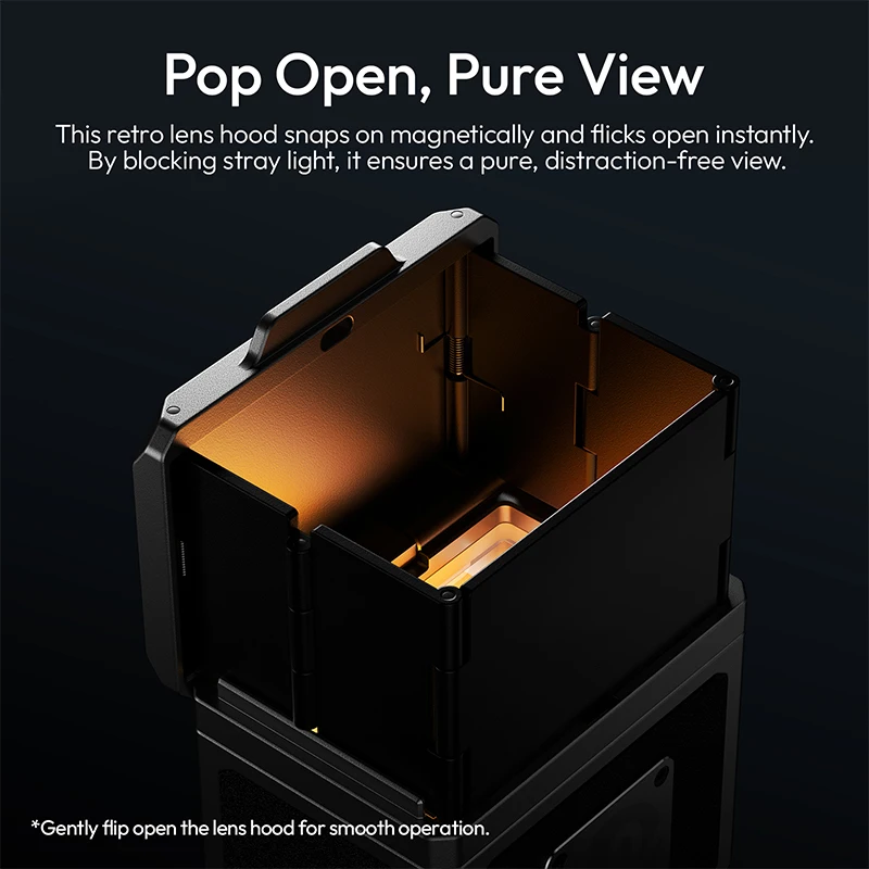 Visor de nivel de cintura Ulanzi VF01 Universal con soporte de zapata fría para cámaras Marco de calle Fotografía Paisajes Disparo de bajo ángulo - imagen 2