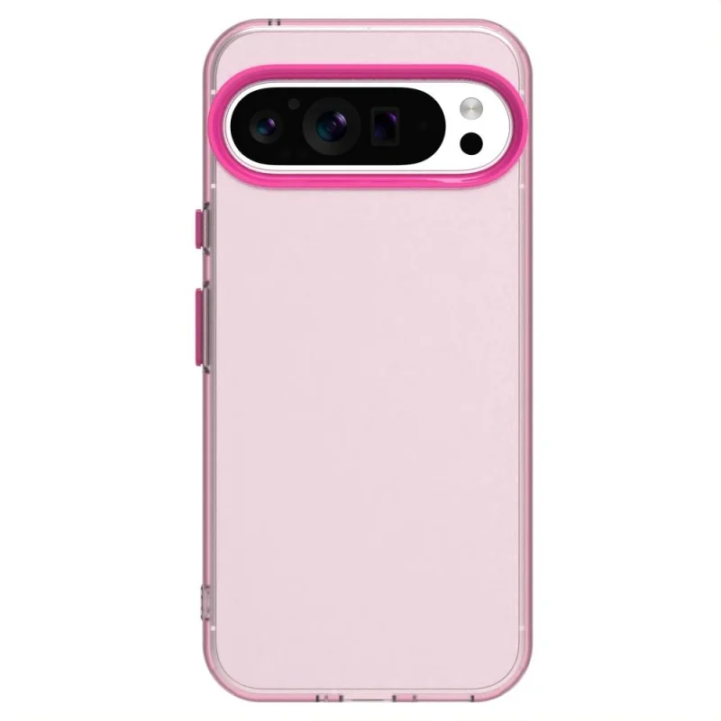 1 funda trasera translúcida para Google Pixel 9 9A 9 Pro XL 9 Pro 8 Pro 8A Color caramelo hecho PC y TPU para resistencia a prueba de golpes - imagen 4