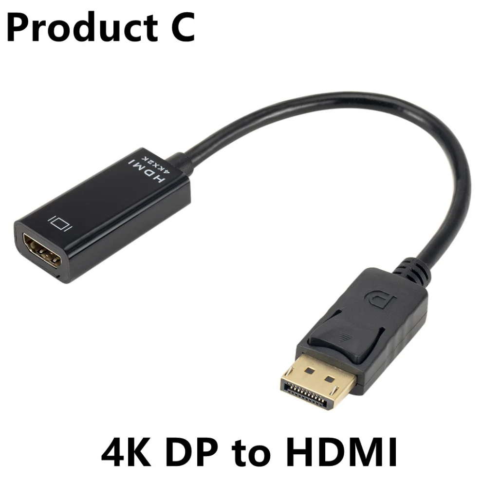 Adaptador DisplayPort a HDMI 4K con Audio Bidireccional - imagen 5
