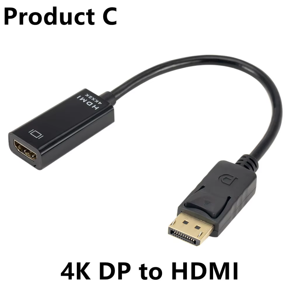 Adaptador DisplayPort a HDMI 4K con Audio Bidireccional - imagen 5