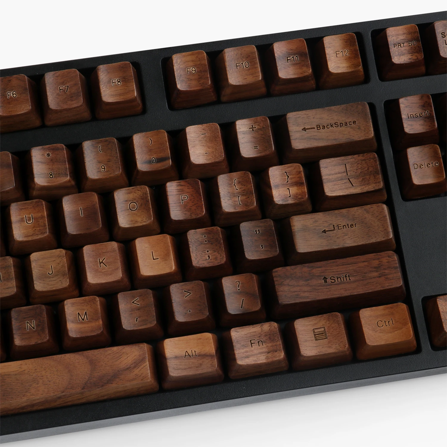 Teclas personalizadas de madera de haya, perfil OEM para teclado mecánico MX Switch, 61/87/104/108 Walunt, 60%, 75%, 80%, 1 Juego - imagen 3