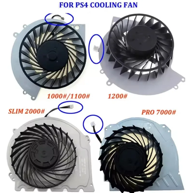 Ventilador enfriador interno PS4 Slim/Pro – Repuesto - imagen 2