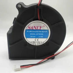 SF7530SL Ventilador Sin Escobillas DC 12V 0.08A para Humidificador