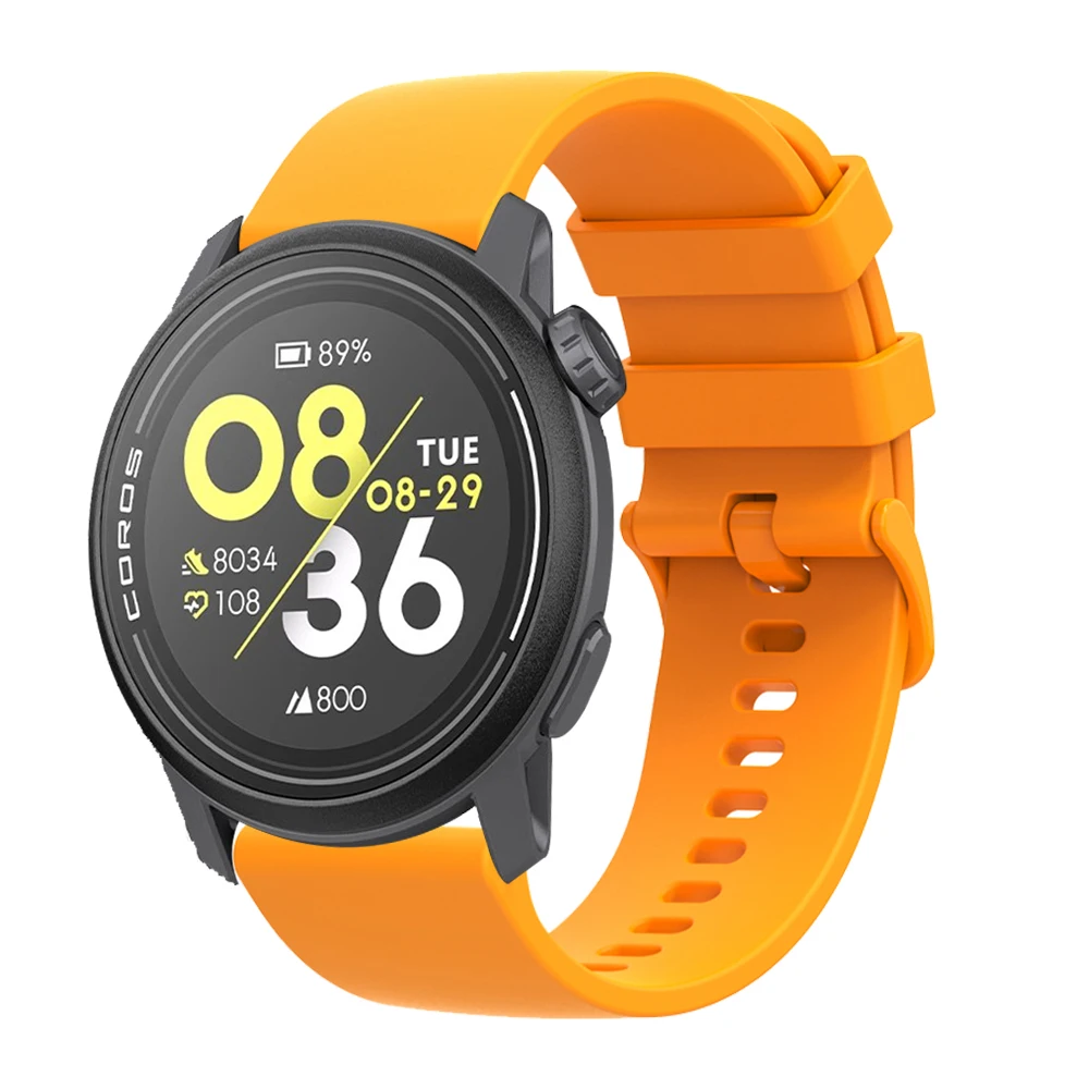 Correa de repuesto para COROS PACE 3, correa de reloj de 20mm y 22mm para COROS PACE 2/APEX 2 Pro/42 46mm, accesorios, pulsera deportiva de silicona - imagen 3