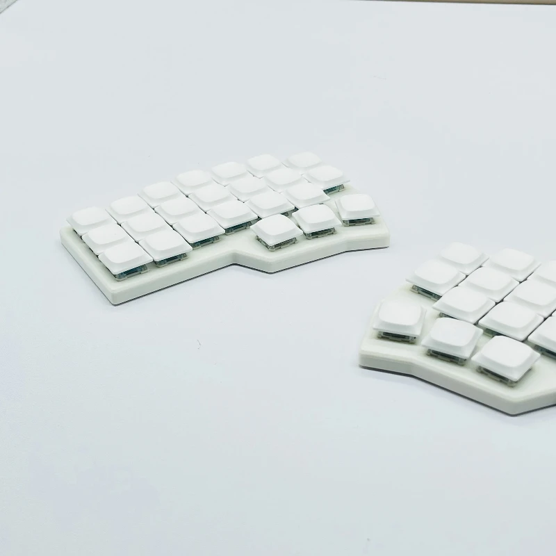 CORNE V4 Kit de teclado dividido inalámbrico de perfil bajo Choc personalizado 2,4G Vial de intercambio en caliente Teclado mecánico ergonómico para juegos Kaih V1/V2 - imagen 4