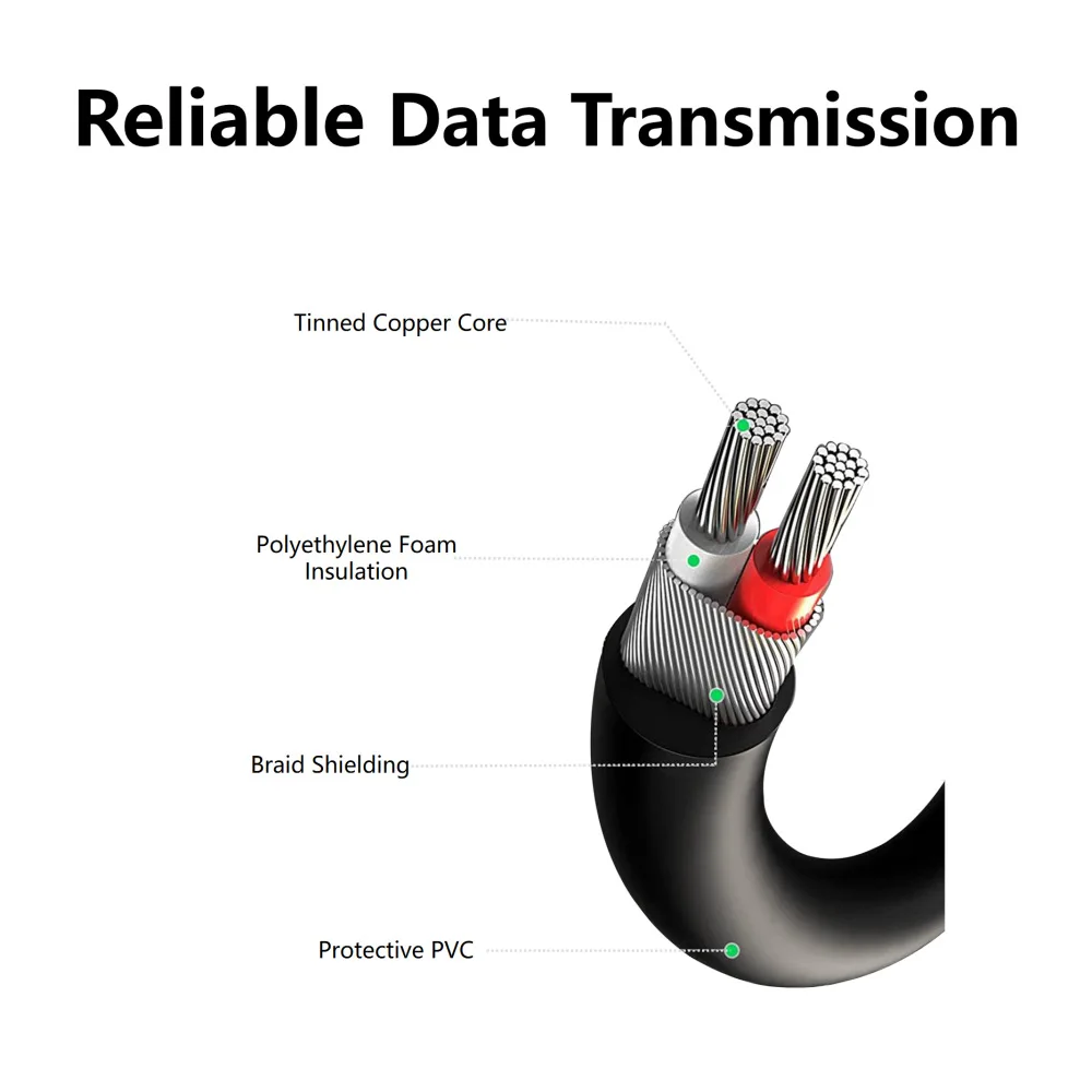 Cable divisor estéreo de 3,5 a 2 RCA Y, adaptador auxiliar de 2RCA a 3,5mm, Cable de Audio para ordenador, MP3, teléfono, altavoz, cine en casa, DVD - imagen 5