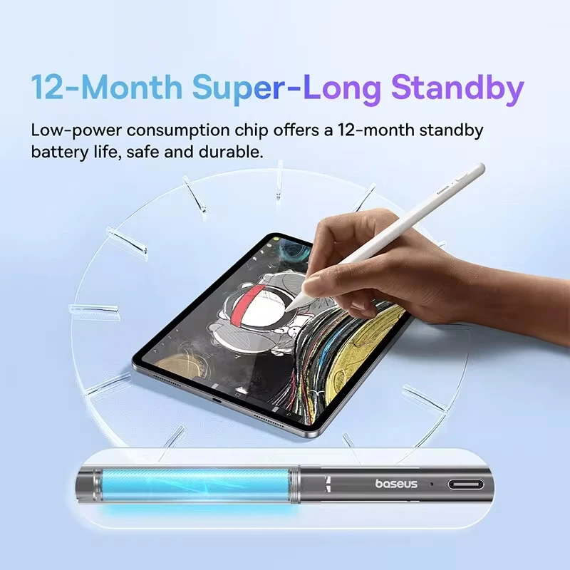Baseus Stylus Lite LED - Lápiz Digital Bluetooth Compatible iPad Pro - imagen 4