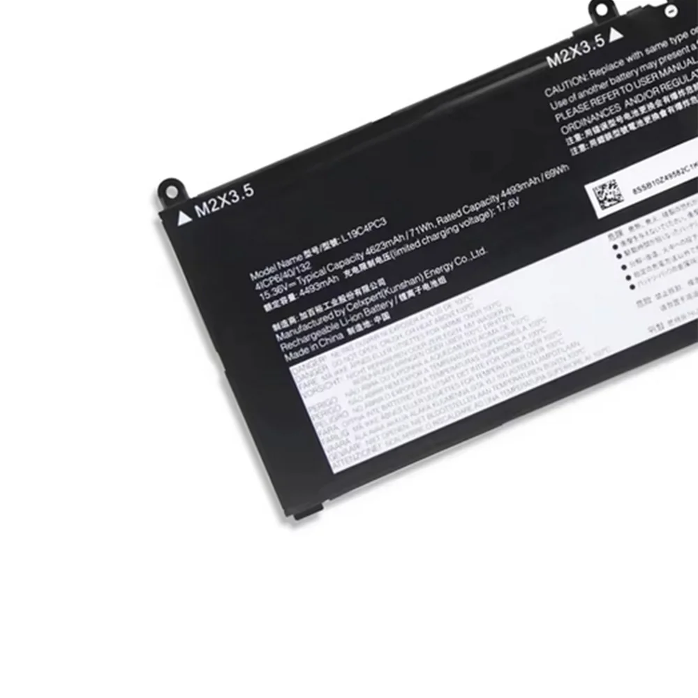 L19C4PC3 15,36 V 71Wh 4623mAh batería del ordenador portátil para Lenovo Legion R9000X Y9000X 2021/S7-15IMH5 serie L19M4PC3 5B10Z49581 5B10Z49582 - imagen 3