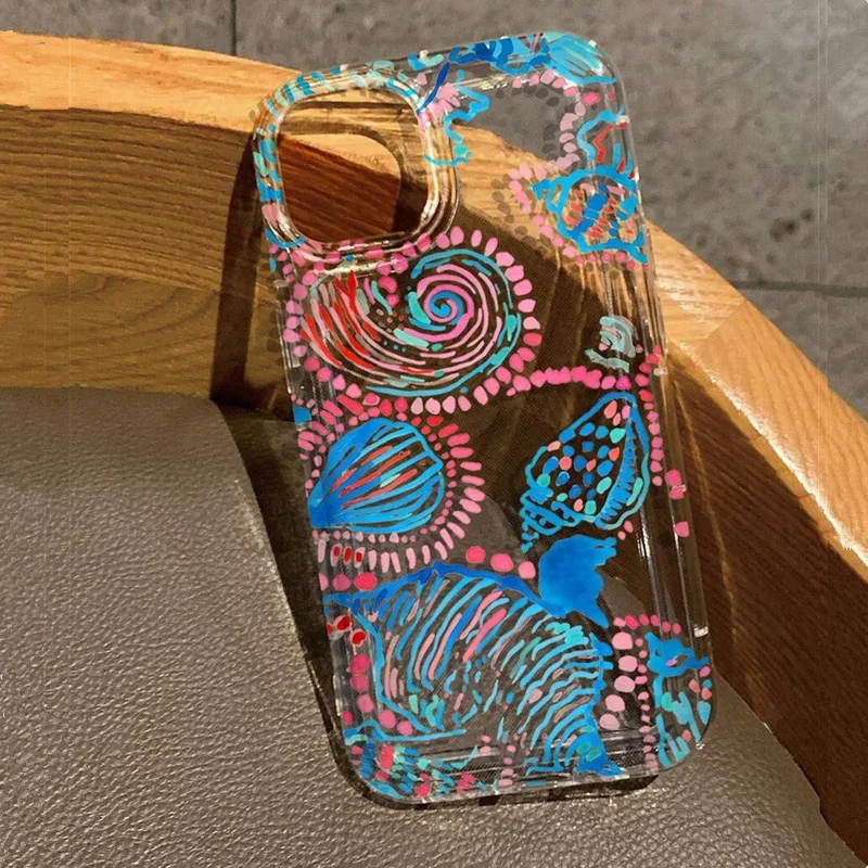 Funda de teléfono con estampado abstracto de sol y océano para Xiaomi Redmi Note 13 12 Pro Plus 4G 5G 13C 12C 11 11S 10 10S 12S, funda a prueba de golpes - imagen 5