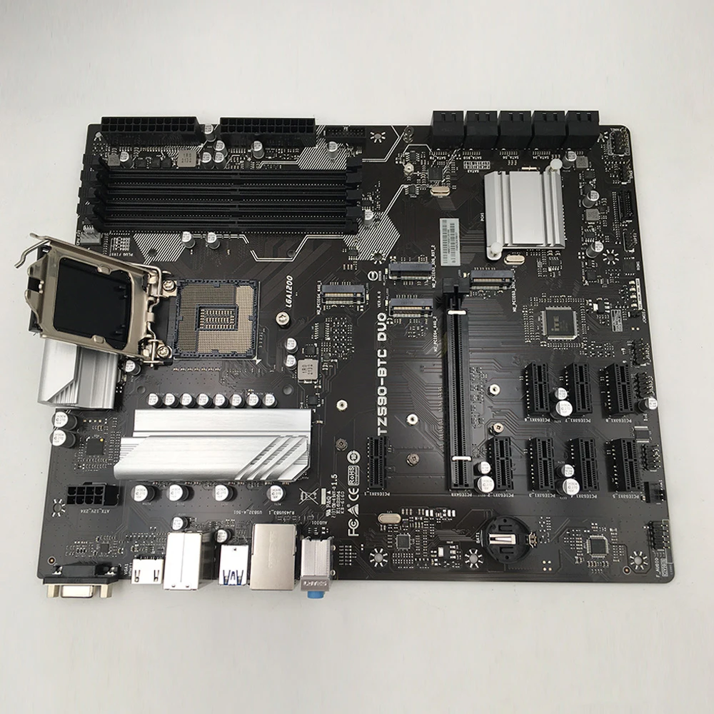 Para Biostar TZ590-BTC DUO placa base Z590 LGA1200 6 Gb/s compatible con 10. °/11 ° CPU Micro ATX DDR4 PCIe 3,0 128GB - imagen 5