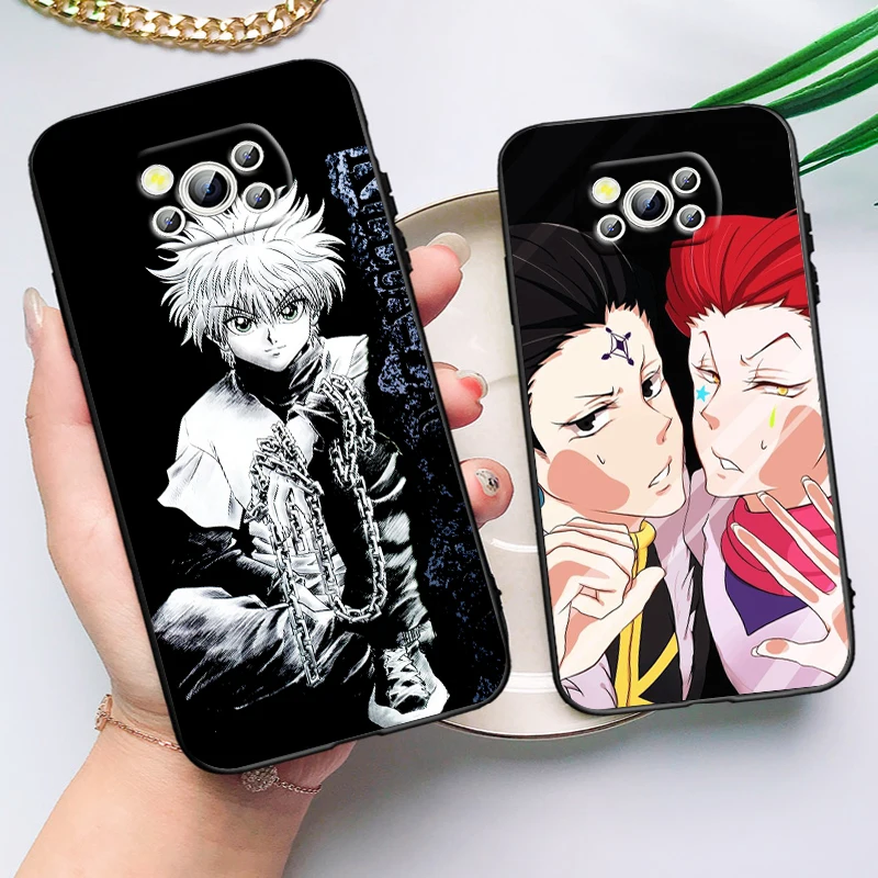 Funda de teléfono suave de Anime para Xiaomi Poco X6, X5, X4, X3, F4, F3, NFC, M6, M4, GT, S Pro, 4G, 5G, C65, color negro - imagen 3