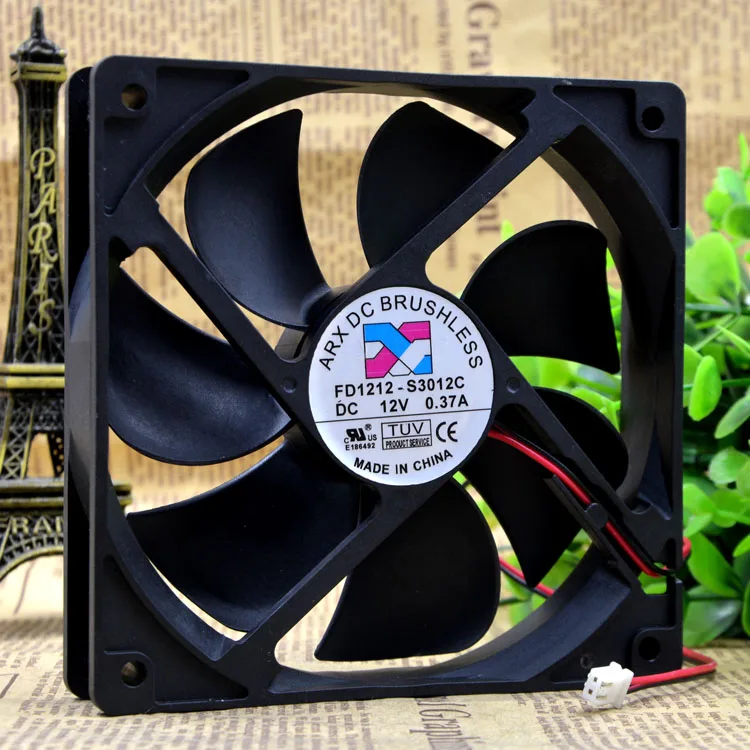 Tres artesanos Arx 12V 0.37a 12cm 12025 Power Mute Fan FD1212-S3012C - imagen 2