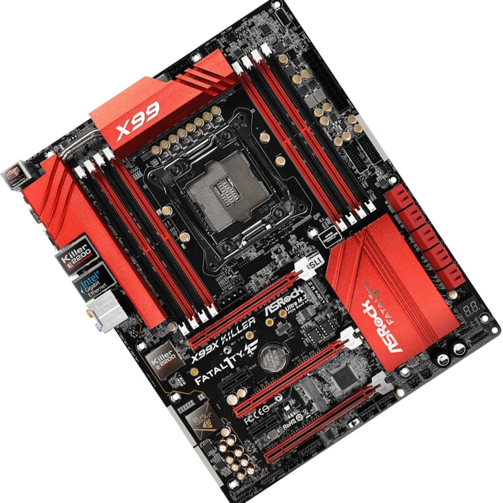 Placa base ASROCK X99X KILLER X99 LGA 2011-3 compatible con i7-5960X/6950X Xeon E5-2678 v3 CPU DDR4 128GB SATA Ultra M.2 ATX - imagen 2