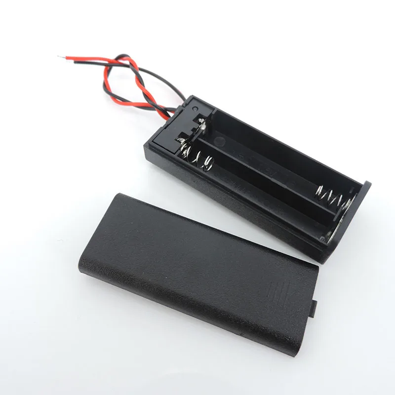 2 3 4 ranuras puertos AA batería transparente negro 2xAA 3xAA 4XAA 8AA caja de almacenamiento de energía cables de soporte para herramientas de reparación diy a07 - imagen 4