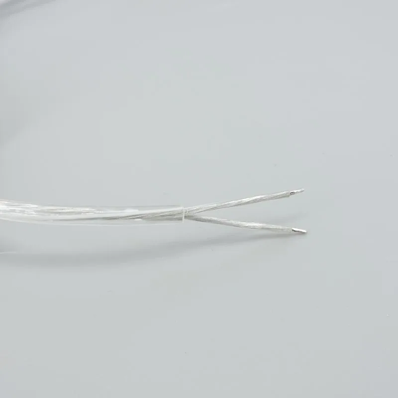 2M 22awg fuente de alimentación transparente USB DC 5-12V Cable macho hembra interruptor conector Cable de extensión para tira de luz LED neón - imagen 3