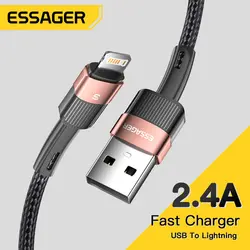 Cable USB rápido iPhone 11 12 13 Pro X SE 8 7 6 Plus 6s 5 5S