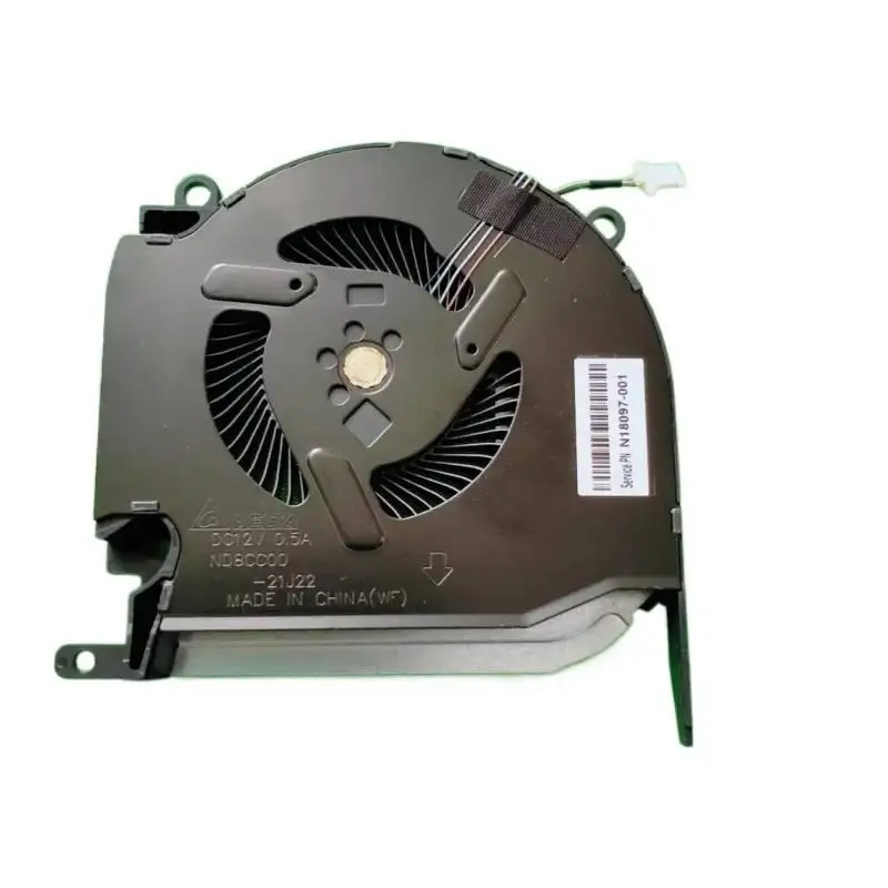 N18097-001 N18098-001 ND8CC00-21J23 ND8CC00-21J22 DC12V 0.5A nuevo ventilador de refrigeración Cpu Gpu para HP OMEN Gaming 16-K 16-N Enfriador Radiato - imagen 2