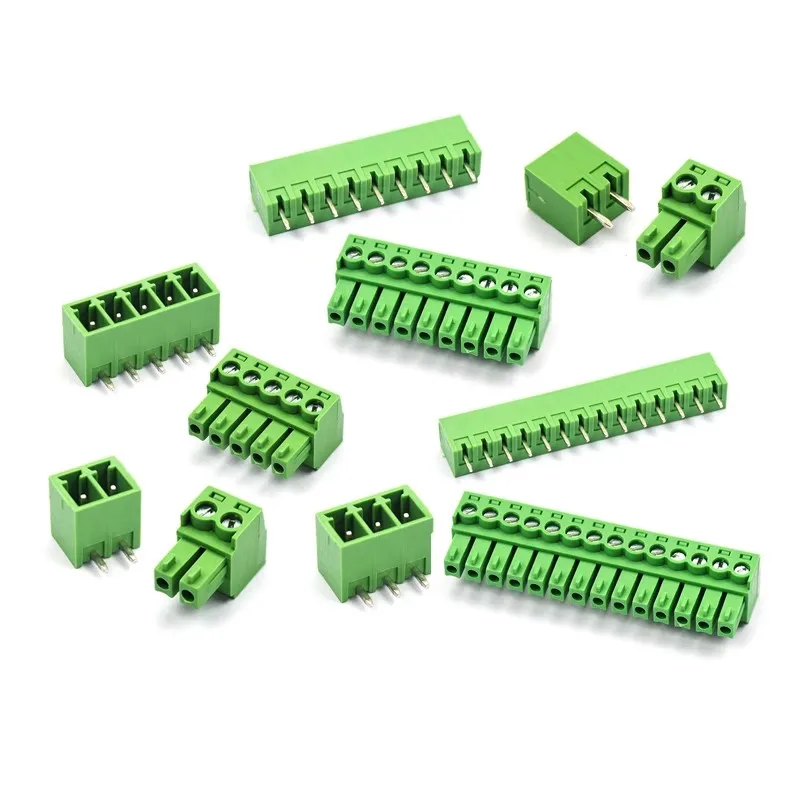 Conector de bloque de terminales de tornillo PCB 2,54mm 3,5mm 3,81mm 5,08mm 2-16 pines macho hembra cable de cabecera de Pin 15EDG KF2EDG - imagen 4