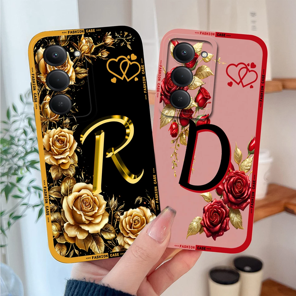 Para Redmi 15 4G 5G Funda de teléfono bonitas letras rosas Funda protectora ligera de alta calidad para Redmi15 carcasa suave antideslizante