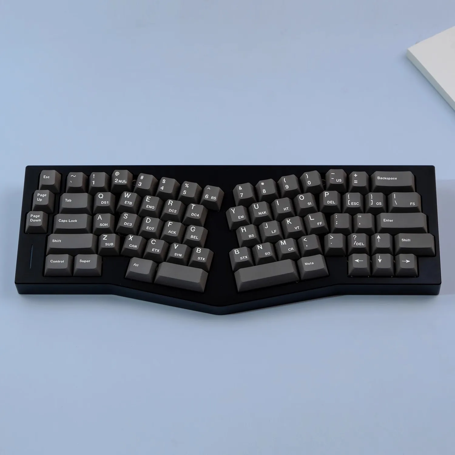 1 Juego de teclas clon GMK ASCII grises PBT 5 lados tinte subcama teclas perfil de cereza teclas a prueba de luz para interruptor MX Wooting 60 80 - imagen 3