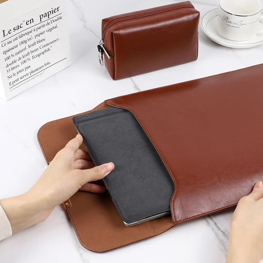 Funda con forro para tableta de 13 pulgadas para Microsoft Surface Pro 11 10 9 8 7 X Galaxy Tab S10 S9 Plus IPad Air Pro 13, funda delgada - imagen 5