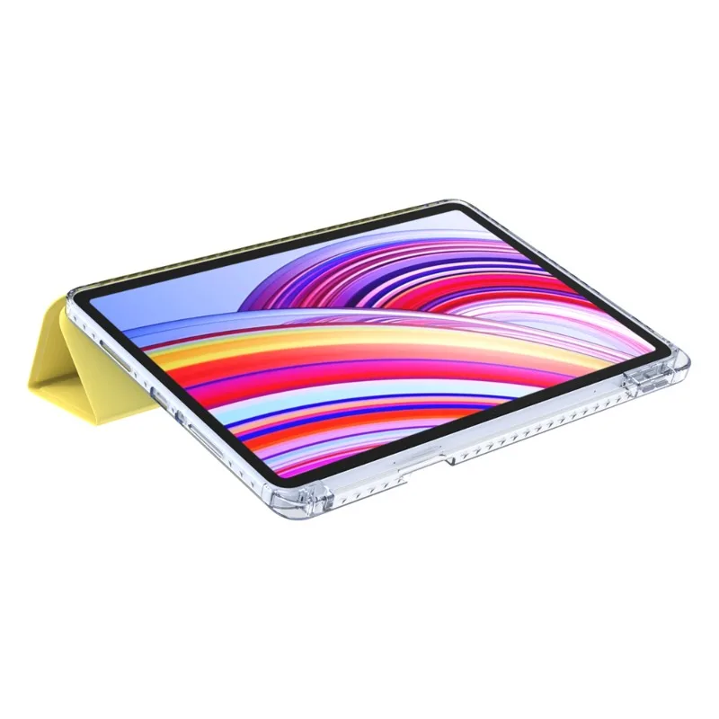Funda acrílica para Xiaomi Poco Pad de 12,1 pulgadas/Redmi Pad Pro 12,1, estuche rígido con ranura para lápiz con soporte plegable, encendido/apagado automático - imagen 5