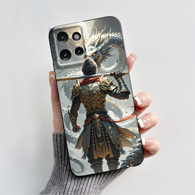 Funda de TPU a prueba de golpes para Motorola Moto Edge 50 Pro Edge 50 Neo Ultra Black Myth Wukong cubierta protectora pintada Capa Fundas Coque - imagen 3