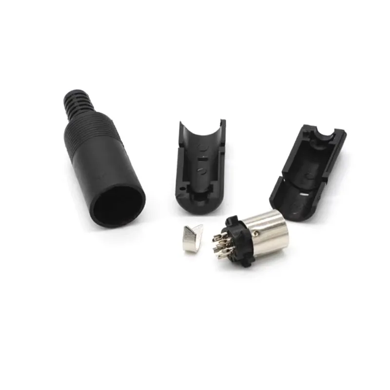 Mini enchufe DIN de 3/4/5/6/7/8 pines, montaje de Cable de chasis, enchufe macho hembra, Cable de soldadura de 3-8 pines, Terminal S, Mini conector macho PS2, 1 ud. - imagen 3