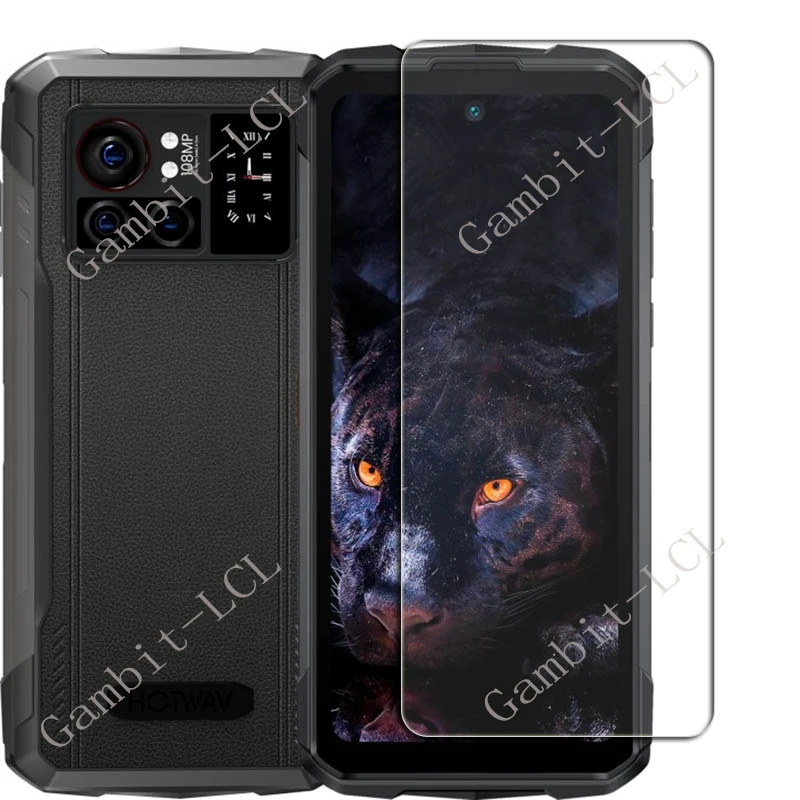 Cubierta protectora de vidrio templado, película protectora de pantalla para HOTWAV Cyber X Pro, 6,78 pulgadas, 2 piezas - imagen 2