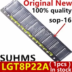 Chip microcontrolador LGT8P22A encapsulado SOP-16