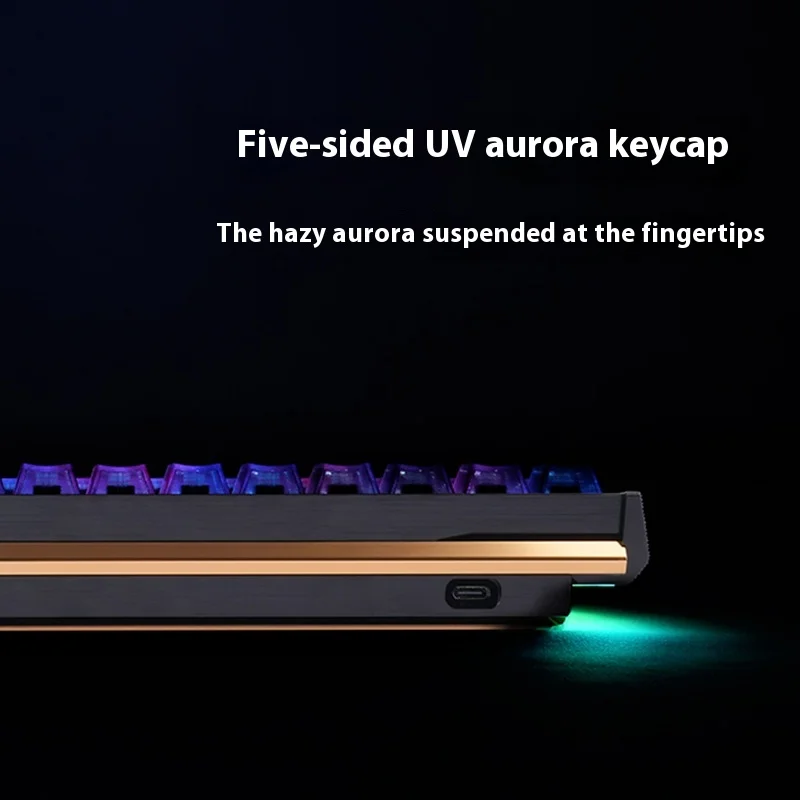 Teclado Mecánico para Juegos con Cable IPI AURORA 65/75, Eje Magnético, Competitivo, AURORA 75, Luz RGB, Precisión RT0.01, Teclado HIFI - imagen 4