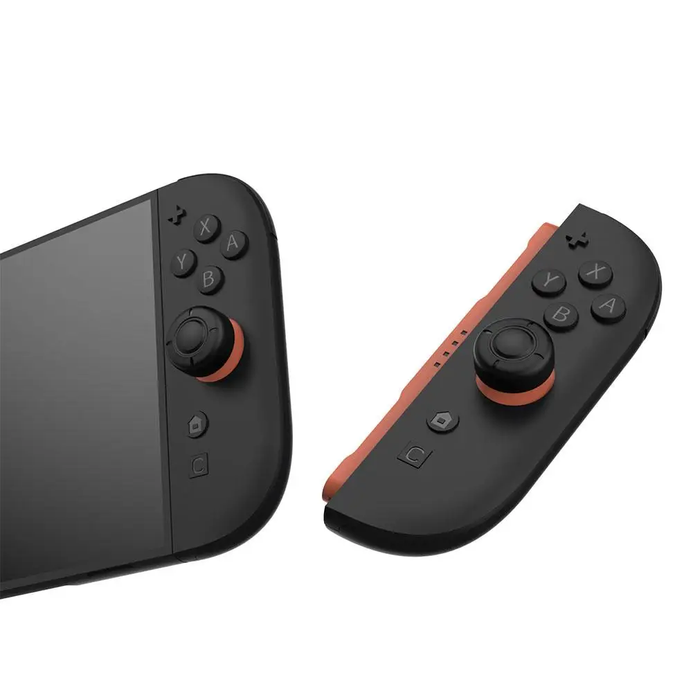 Tapa basculante negra para consola de juegos Switch 2, tapa de botón de protección aumentada de silicona, accesorios de juego 2025 - imagen 2