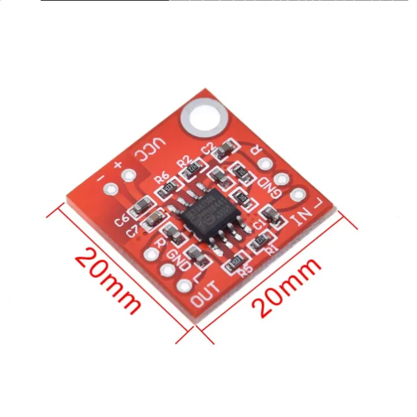 Placa amplificadora de auriculares TDA1308, módulo amplificador de DC3V-6V, se puede utilizar como preamplificador - imagen 2