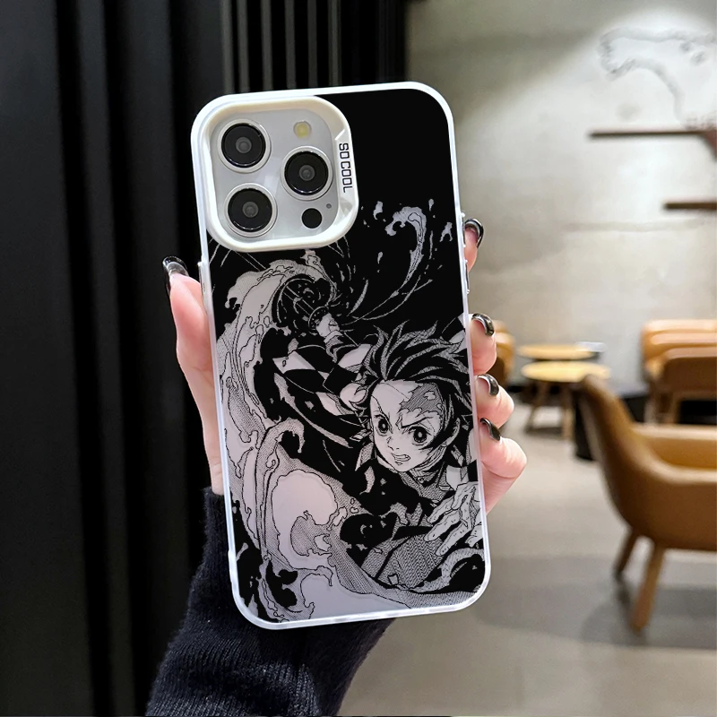 Funda de lujo Demon Slayer Tanjiro Nezuko para Samsung Galaxy S23 S24 S25 S22 Ultra S21 Plus FE A56 A36 A26 5G A16 A06 4G Note 20 - imagen 4