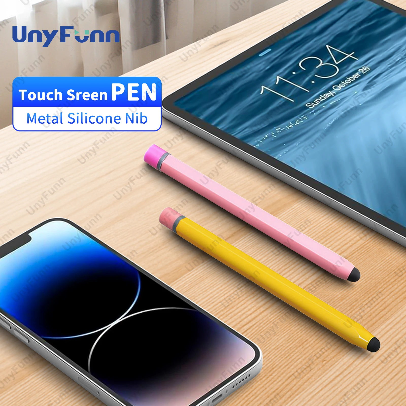 Bolígrafos ópticos para pantalla táctil, lápiz óptico capacitivo para iPad, iPhone, Android, Samsung, tabletas, todos los dispositivos universales de pantalla táctil