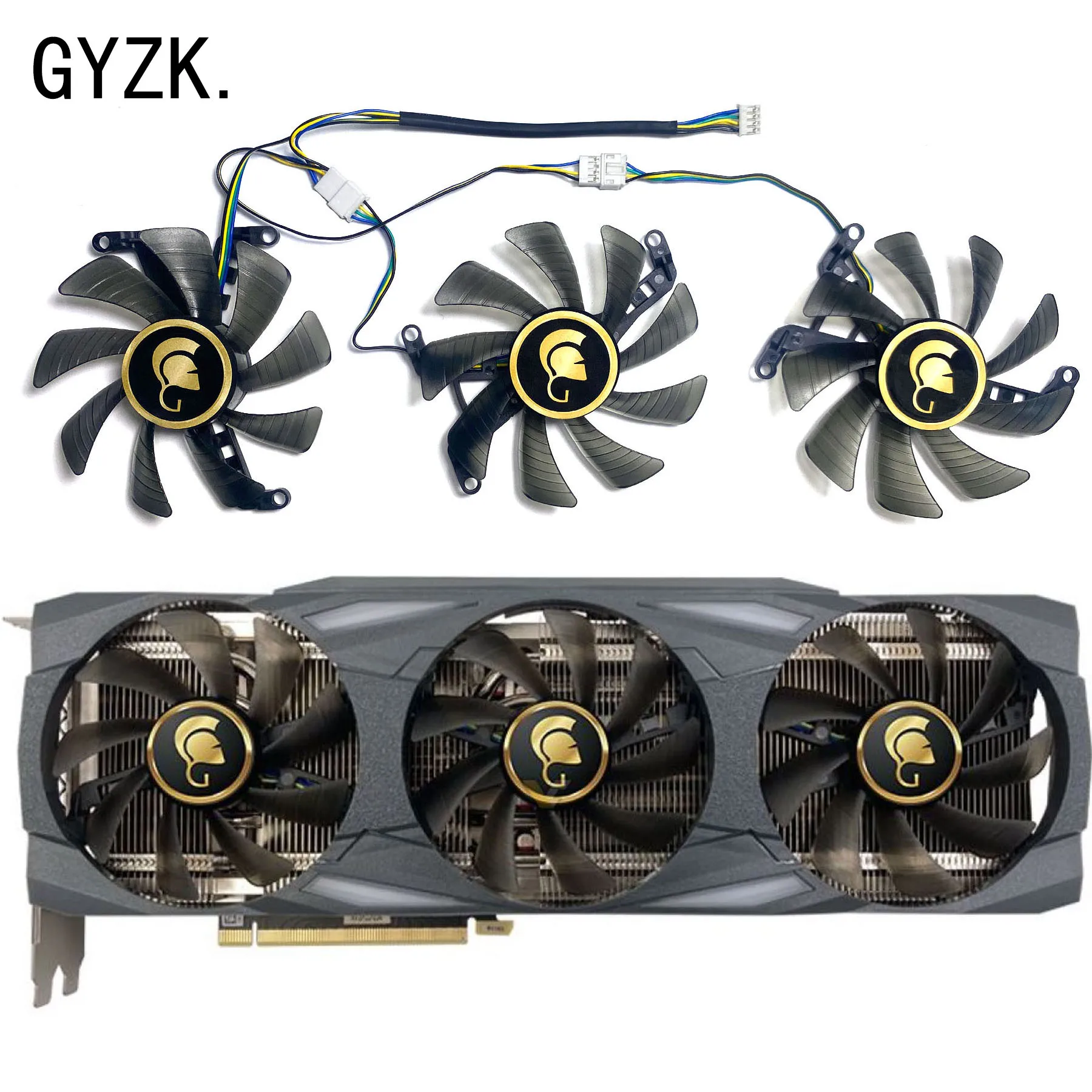 Ventilador de repuesto para tarjeta gráfica MANLI GeForce RTX3070ti 3080 3080ti 3090 GALLARDO, nuevo